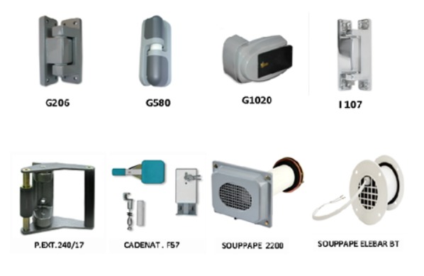 Accessoires pour portes 